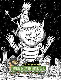 1024x730 things that are blue coloring pages the most amazing. Where The Wild Things Are Coloring Book 50 Coloring Pages Exclusive Artistic Illustrations For Fans Of All Ages Helen Cleopatra Amazon Com Tr