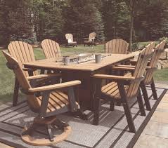 Find new dining benches for your home at joss & main. Berlin Gardens Comfo Back Six Seat Fire Table Set