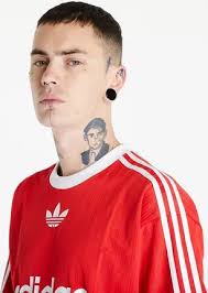 Adidas Adicolor Poly T Better Scarlet/ White