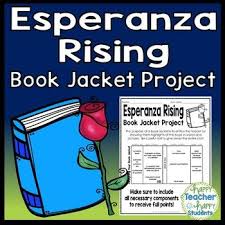 Esperanza Rising Project Create A Book Jacket A Book Report Activity Esperanza Rising Book Study Activities Happy Students