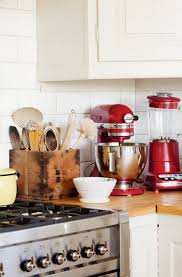 46 Ideas For Vintage Kitchen Decor Red Counter Tops Red Kitchen Accessories Kitchen Decor Photos Red Kitchen Aid