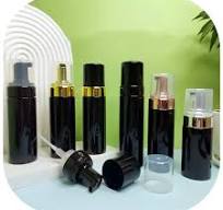 Wholesale 100ml 120ml 150ml 200ml 220ml Black Plastic Cosmetic Foaming Cleanser Facial Foam Pump Soap Dispenser Bottle