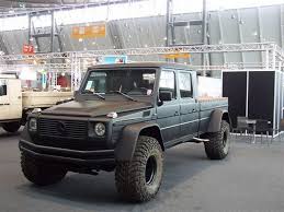 Monster Mercedes Benz G Wagen Pick Truck Conversion Carscoops Mercedes G Wagon Benz G Mercedes G