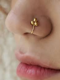Buy Gold Plated Silver Nose Ring Online At Theloom Nose Ring Jewelry Silver Nose Ring Gold Nose Rings