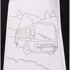 Gambar bus untuk mewarnai anak tk. Gambar Mewarnai Tema Alat Transportasi Permulaan Untuk Anak Paud Dan Tk Shopee Indonesia