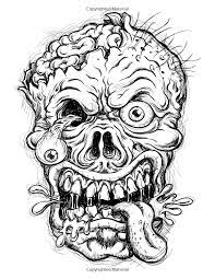 But the other week i stumbled across the book again. Robot Check Skull Coloring Pages Zombie Drawings Zombie Head