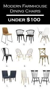 Modern Farmhouse Dining Chairs Under 100 Decor On The Cheap Farmhouse Dining Chairs Modern Farmhouse Dining Dining Chairs