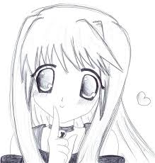 Drawing tutorials on everything you can learn how to color with markers, color pencils and much. Cute Anime Girl Drawings Easy For Kids Novocom Top