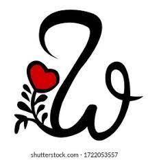 Carey is a former contributin. W Name First Letter Tattoo Illustration Stock Illustration 1722053557 Shutterstock