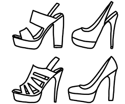 High heels shoes coloring page is wonderful fun for all ages. Models Of High Heels Shoes Coloring Pages Stress Coloring Coloring Pages Printable Coloring