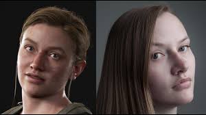 The Last of Us Part 2 Abby Model & Real Life Face Model - YouTube
