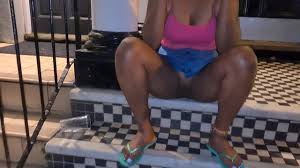 UPSKIRT No PANTIES on Public STREET - Hot Girl Caught Outside Her House  Smoking - CANDID CLOSE UP