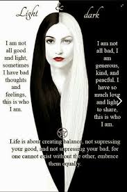 Light And Dark Light In The Dark Witchcraft Wicca