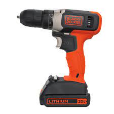 ✅ browse our daily deals for even more black+decker 8v max* cordless lithium drill m22b tool only. Black Decker 20 Volt Max Lithium Cordless Drill Bcd702c1 Walmart Com Walmart Com