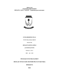Makalah studi kelayakan bisnis doc. Doc Makalah Studi Kelayakan Bisnis Bidang Jasa Jimmy Lempas Academia Edu