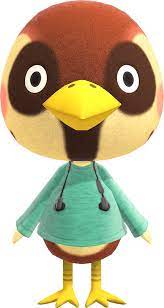 The yellow bird is a reoccurring feature in animal crossing. Sparro Animal Crossing Wiki Nookipedia