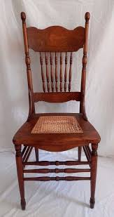 Antique Oak Wood Chair Press Back Ornate Cane Seat Dining Cane Dining Chairs Dining Table Chairs Dining Chairs