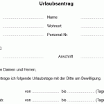 Urlaubsantrag Zum Ausdrucken Pdf Muster Vorlage Ausdrucken Excel Kostenlos Vorlagen