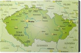 Rozsáhlé množství obsahu, firem a turistických bodů zájmu. Landkarte Von Tschechien Mit Nachbarlandern Und Hauptstadten Wall Mural Pixers We Live To Change