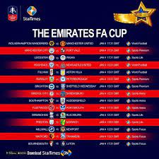 Football, cricket, golf, rugby, wwe, boxing, tennis and much more. Startimes Emirates Fa Cup Fixture Part 2 Facebook