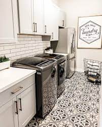 Ceramic and porcelain tiles are generally cheaper to install than natural stone tiles. Laundry Room Reveal With Home Depot Ourfauxfarmhouse Com