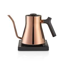 Fellow Stagg Ekg Copper Electric Pour Over Kettle Reviews Crate And Barrel Pour Over Kettle Kettle Polished Steel