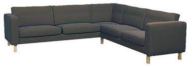 The problem was that the corner sofa available at ikea was too big. Buy The Gray Cotton Karlstad Corner Sofa Cover 2 3 3 2 Replacement Is Custom Made For Ikea Karlstad Sectional Slipcover Replacement Dark Gray In Cheap Price On M Alibaba Com