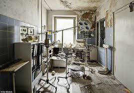 Abandonment Issues Creepy Photos Of Doctor S Deserted Mansion With Exam Room Littered With Instruments And Microscope Slides Containing Slices Of Human Kidneys Abandoned Mansion Houses In Germany Abandoned Houses