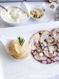White Dinner Carpaccio Variation Hauptspeise Rezepte Abendessen Ideen