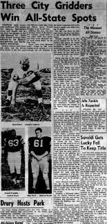 Missouri All-State Football Team For 1964. Everette Franklin