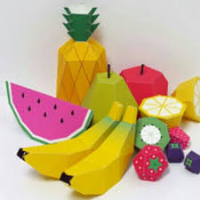 Papercraft Buah Buahan Papercraft Buah Animasi