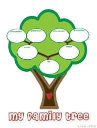 preschool family tree template preschool family free