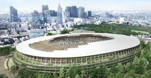 Les flammes fusionnent au centre pour former une lumière brillante qui rappelle la flamme olympique et le concept de tokyo 2020 : Jeux Olympiques De Tokyo 2020 Japon Cinema