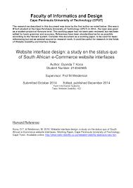 Nah itulah beberapa website sekolah yang memiliki desain dan tampilan yang menarik. Pdf Website Interface Design A Study On The Status Quo Of South African E Commerce Website Interfaces 0069