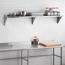 These cubbies don't stick out of the walls kitchen cubbies are perfect if you have a smaller kitchen with a low ceiling, since protruding cabinets or shelves would take up too much space and. Regency 18 Gauge Stainless Steel 12 X 84 Solid Wall Shelf