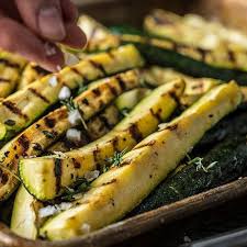 How to cut zucchini to grill. Grilled Zucchini Squash Spears Recipe Traeger Grills