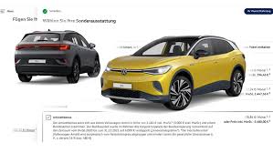 On the outside, clean aerodynamic lines make for a striking presence on the road. Vw Id 4 Konfigurator Mal Schnell 15 000 Euro Sparen Auto Motor Und Sport