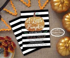 Pumpkin Baby Shower Invitation Free Back Fall Invite Orange Glitter Black Baby Boy Or Girl G Baby Shower Pumpkin Baby Shower Invitations Baby Shower Fall