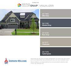 These beautiful hues all make the list. Sherwin Williams Exterior Paint Color Sw 7076 Cyberspace These Are Exterior House Paint Color Schemes Exterior Paint Colors For House Exterior House Colors