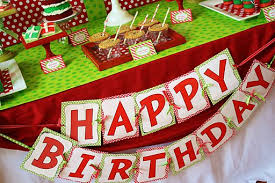 Guest Party Grinch First Birthday Party The Party Teacher Grinch Party Christmas Birthday Party Grinch Christmas Party