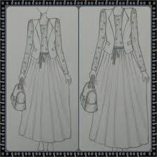 Sudah seperti keharusan untuk anak muda dalam mencermati penampilannya. Mewarnai Gambar Sketsa Desain Baju Muslim Remaja Terbaru Kataucap