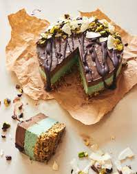 Mini Raw Mint Chocolate Cake Delightful Vegans Recipe Raw Vegan Desserts Raw Desserts Mint Chocolate Cake