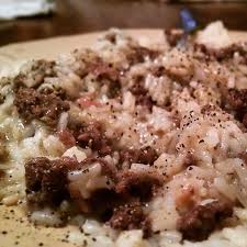Hamburger Cream Of Mushroom Soup Over Rice Recipe Creamed Mushrooms Stuffed Mushrooms Recipes