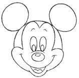 Patron Mickey Mickey Dessin Dessin Visage