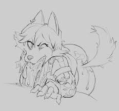 Wolf fursuit head base