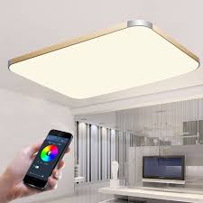 App Mobile Phone Control Modern Led Ceiling Lights For Living Room Bedroom Bluetooth Wireless Modern Led Ceiling Lights Chandelier For Sale Led Ceiling Lights