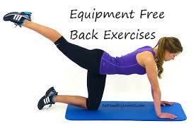 back exercises without gym equipment