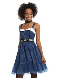 Doctor Who Tardis Dress Doctor Who Dress Tardis Dress Cosplay Dress