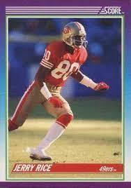 Owning a jerry rice rookie card has always been a goal of mine for one simple reason: 1990 Score 200 Jerry Rice Football Card Football Cards Jerry Rice Football Card
