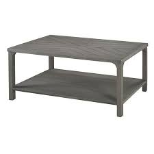 Manor Park Modern Farmhouse Coffee Table With Chevron Design Grey Walmart Com Grey Wood Coffee Table Coffee Table Grey Modern Farmhouse Coffee Table